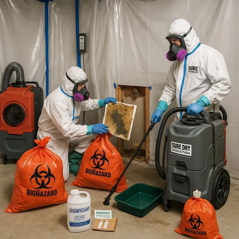 Contaminated Water Handling Protocols process in Yorkville, OH